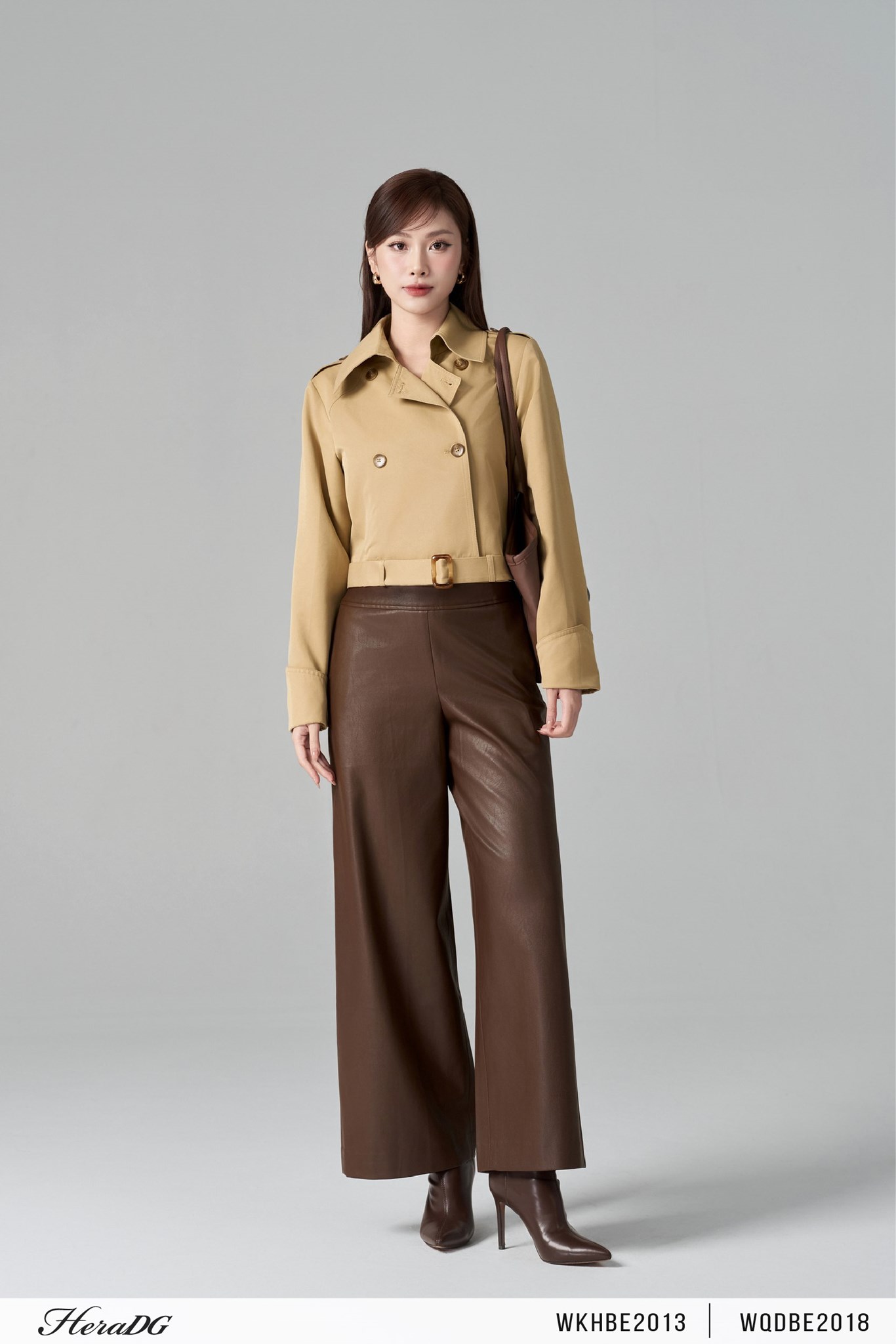 Ảnh của Quần da dáng suông